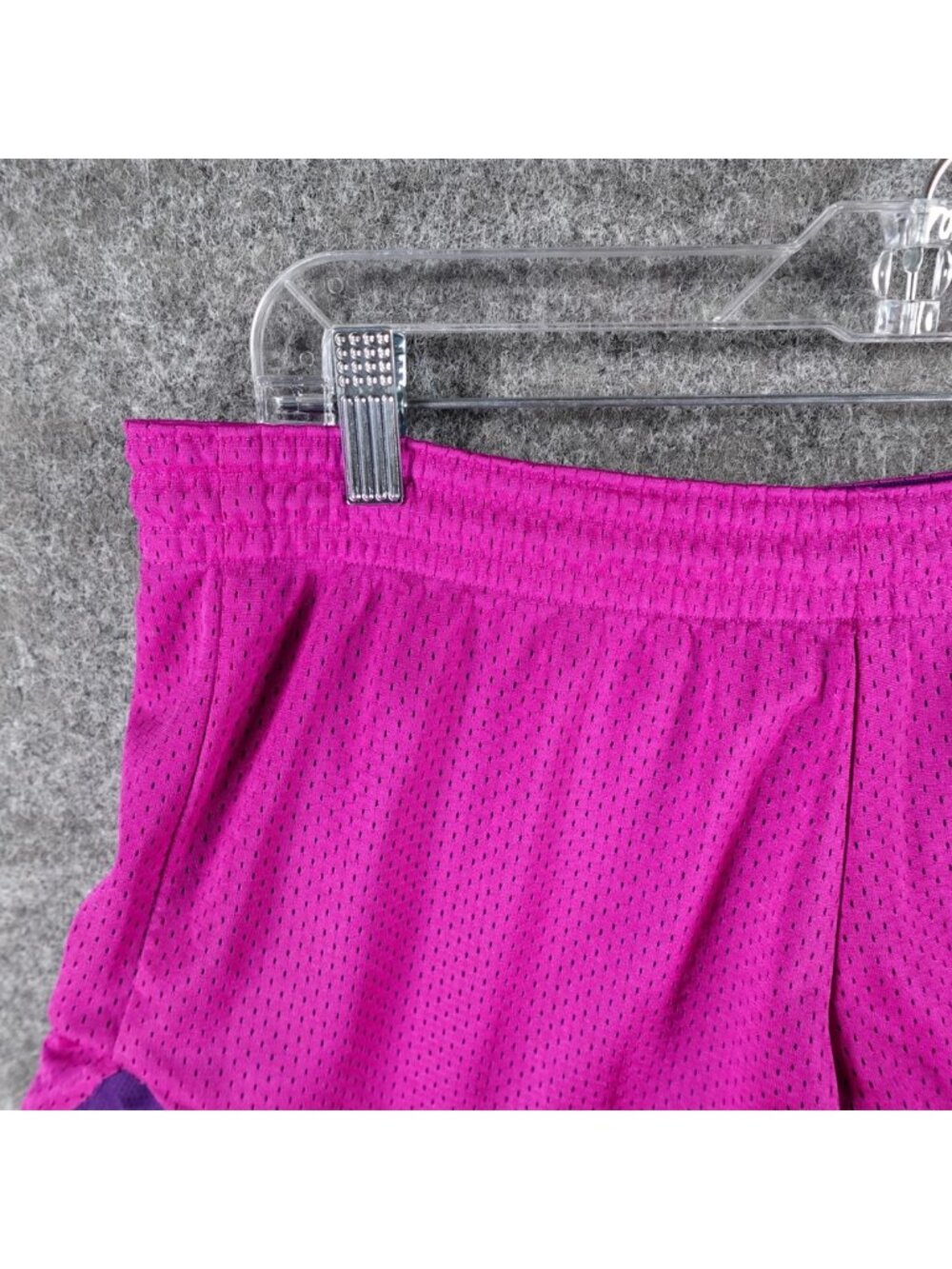 Nike Dri-Fit Reversible Athletic Shorts Womens S Bright Pink Mesh Gym Training - Picture 7 of 15